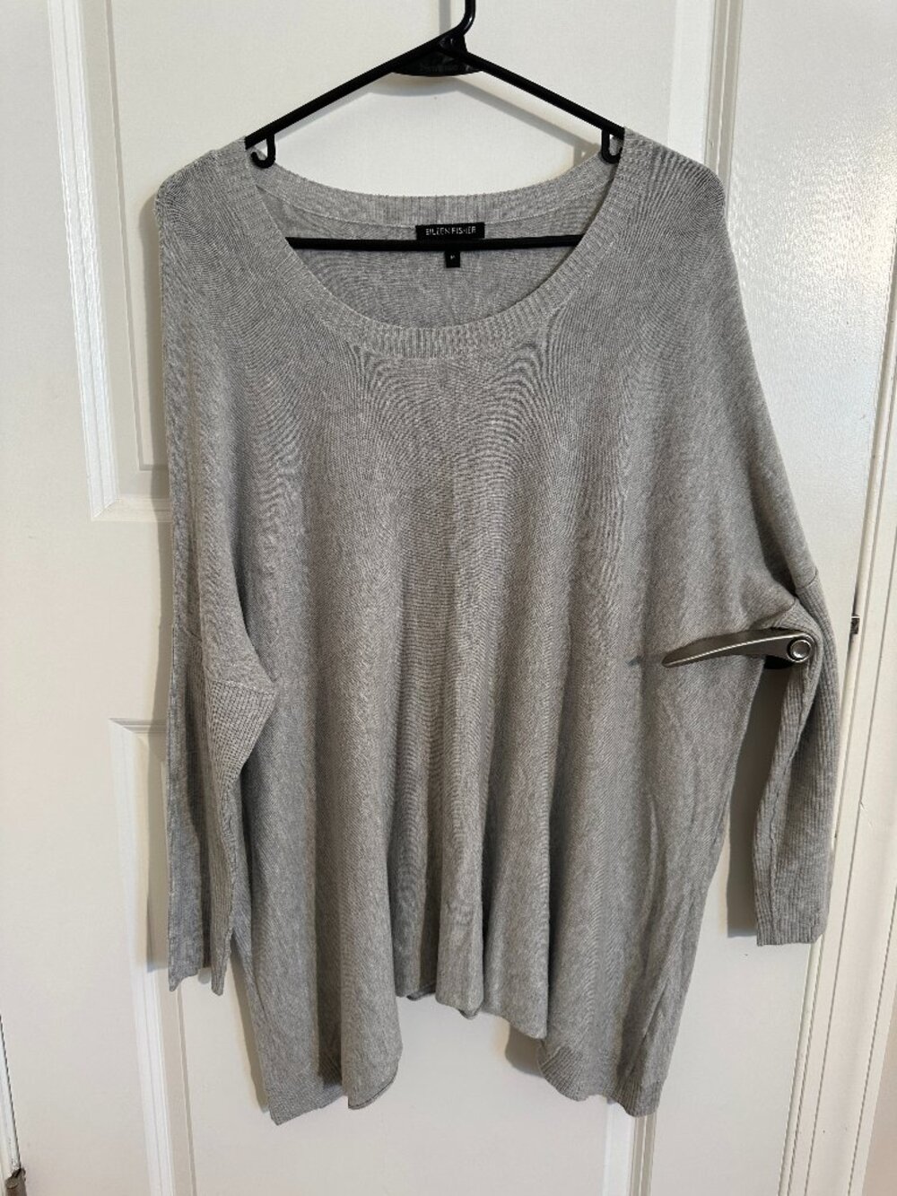 Eileen Fisher - Light Gray Italian Wool Sweater